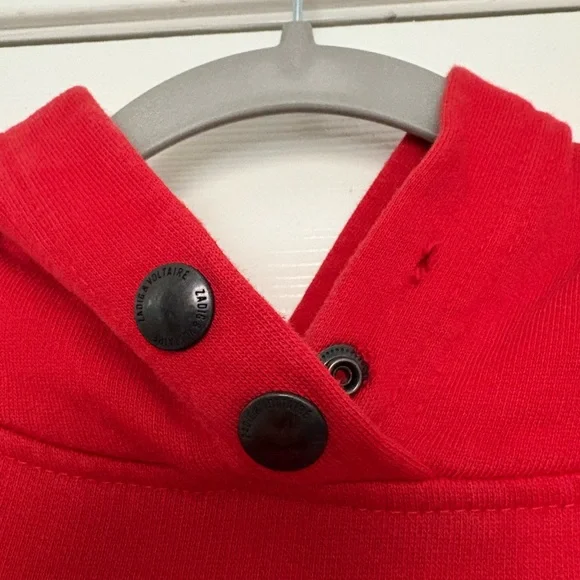 Zadig & Voltaire Mia Heart Hoodie ❤️ Sold Out Valentine’s Sweater Rare - Picture 7 of 7